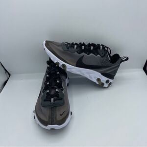 Nike React Element 87 Anthracite Black White AQ1090-001 Women’s Size 5.5,6.5